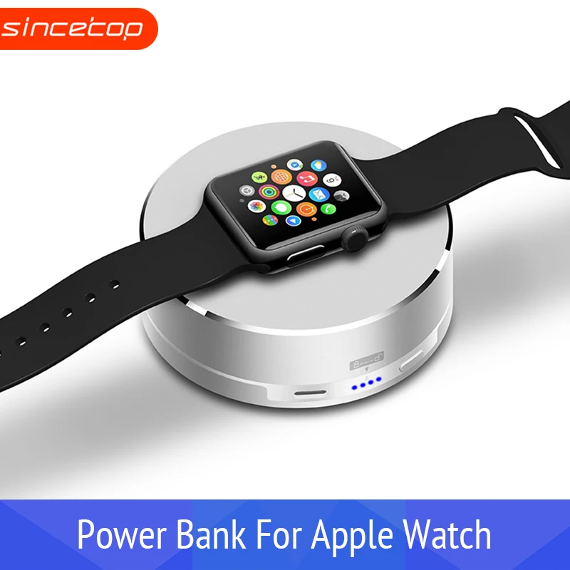 Портативное беспроводное зарядное устройство док станция для iphone watch 1500 мАч