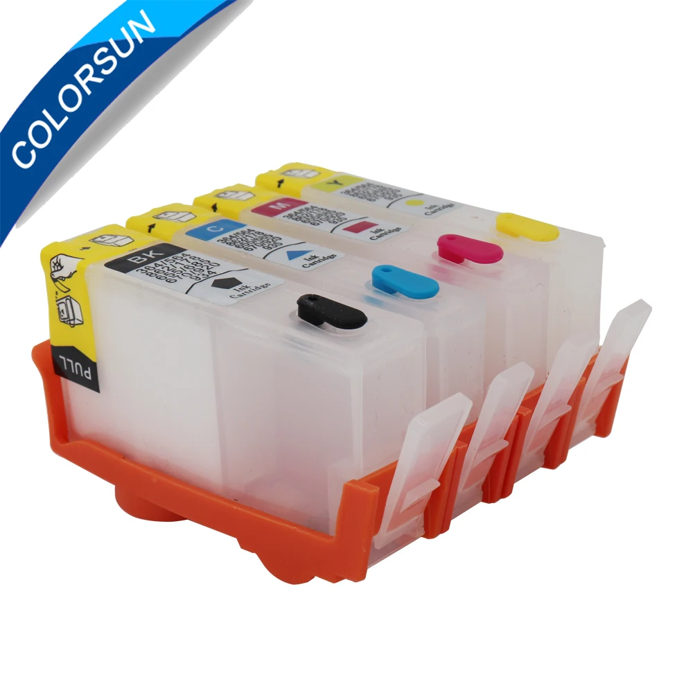 Многоразовый картридж Colorsun для HP 934 935 чернильный hp 934XL 935XL принтеров 6812 6830 6815 6835 6230