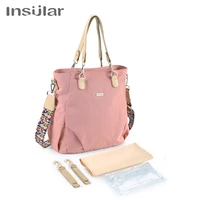 insular brand fashion baby diaper bags waterproof nappy changing bag multifunctional mommy stroller bags for baby care