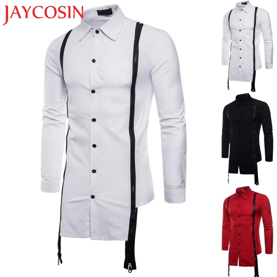 2018 мужские формальные повседневные костюмы из Оксфорда с длинным рукавом
