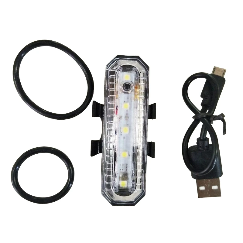 FLGT 4 режимы LED велосипедный задний фонарь USB перезаряжаемая белая