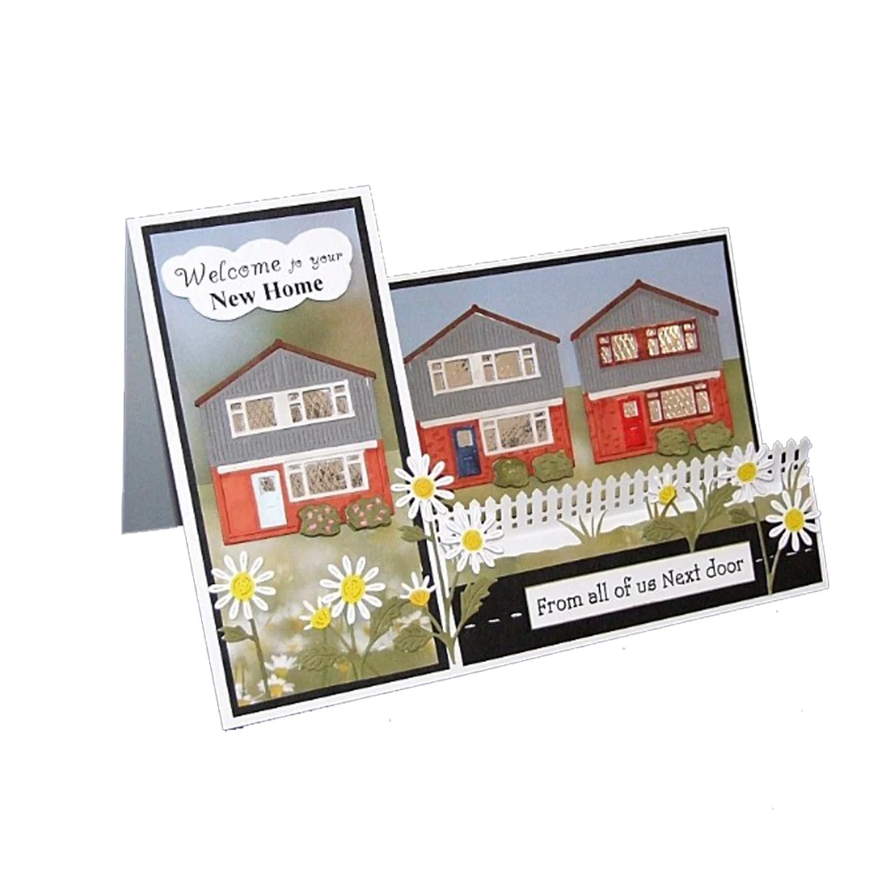 

Graceful Villa DIY Metal Cutting Die Template Embossing Stencil Scrapbooking Handmade Decoration Paper Card Album Photo Making