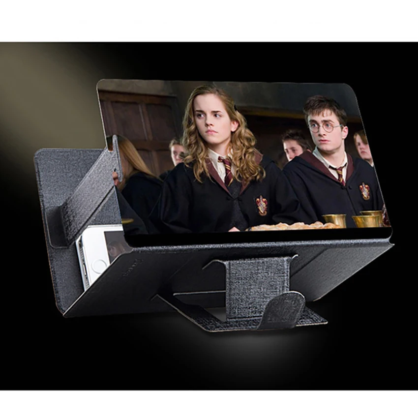 Увеличительное стекло для телефона 3D с кожаным чехлом диагональю 8 дюймов |