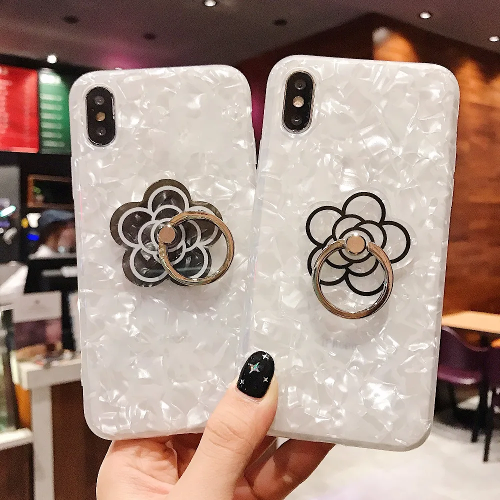 Роскошные в виде ракушки мрамор цепи чехол для huawei P30 pro P20 P20lite P10 mate20 pro honor 20 20i 10 9 lite nova 5 pro 4 3 3i