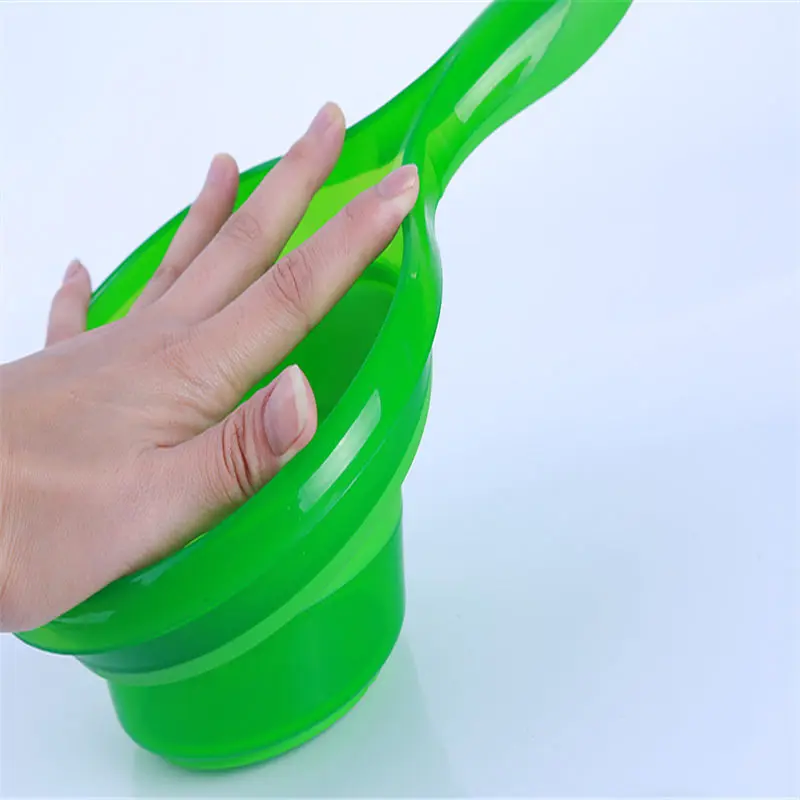 Креативная прозрачная PP Складная ложка для воды домашняя кухня можно повесить с