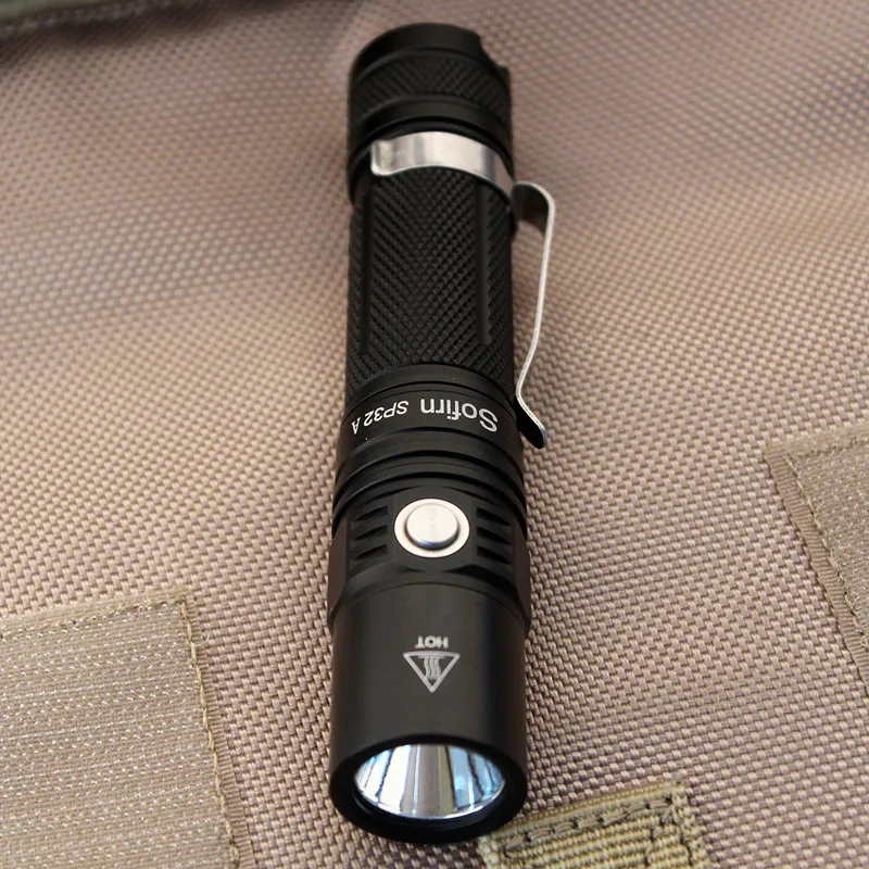 Sofirn SP32A Мощность ful светодиодный фонарик 18650 CREE XPL2 1500lm высокое Мощность две группы свет лампы Факел Lanterna Плавная затемнения