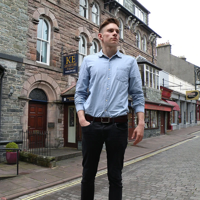 Ремень мужской из натуральной кожи DWTS|Мужские ремни| |