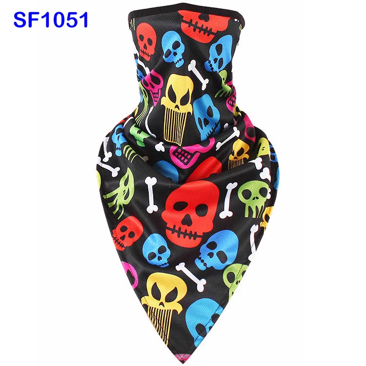 SF1051 WildSurfer плюс треугольные Braga Cuello походные шарфы для верховой езды дышащие полулицевые маски черепа велосипедная Лыжная бандана для рыбалки FJ37 - Цвет: SF1051