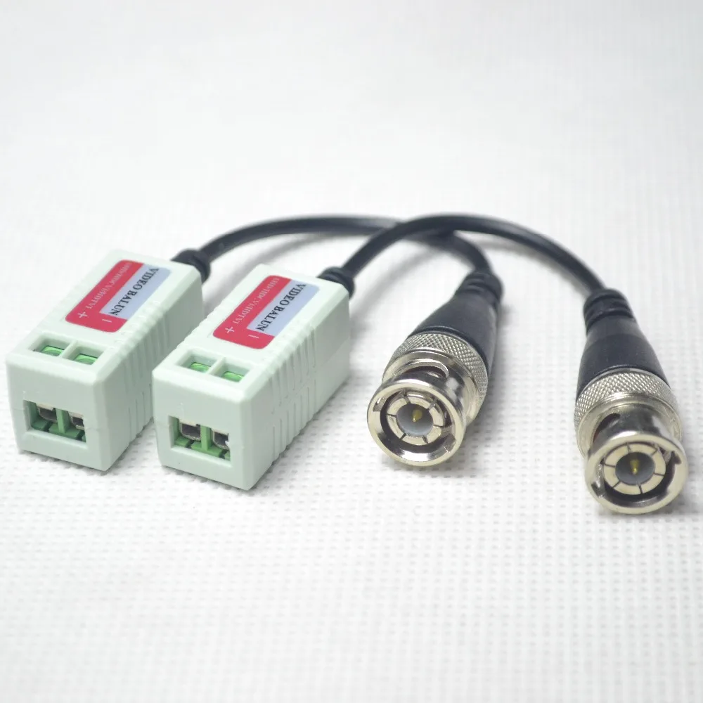 10 пар HD CVI/AHD/TVI Video Balun Twisted BNC CCTV пассивные трансиверы UTP Cat5 для камеры