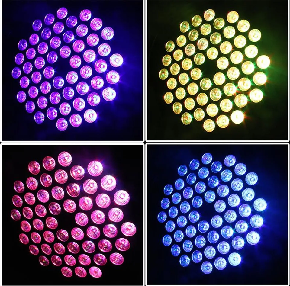 IP65 водонепроницаемый 54x6 Вт Светодиодный светильник RGBW RGB 3в1 ветряная мельница холодный белый теплый белый светодиодный светильник DMX512 контроль профессиональный сценический