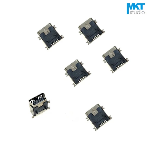 100 шт. 5 контактов P SMD мини USB гнездовой разъем разъем|socket connector|pin connectorplug socket connector |