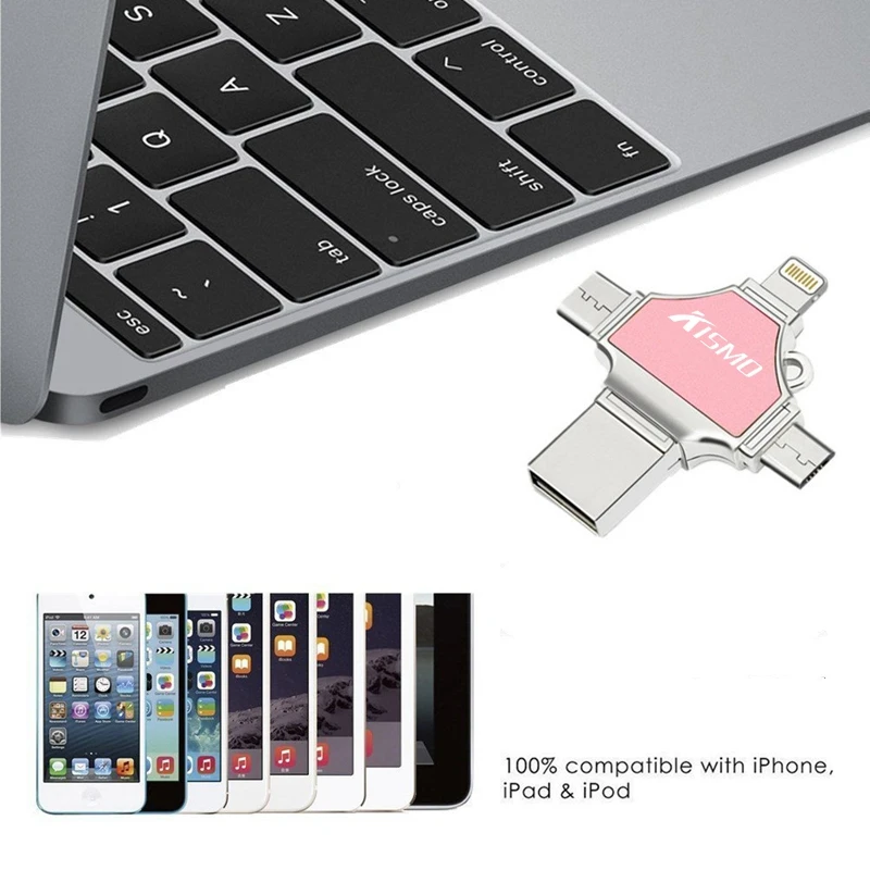 USB - Kismo 4  1 16  32  64  128  256  otg   Type-C  Samsung S8 S9 iphone X 8 7 6 Plus