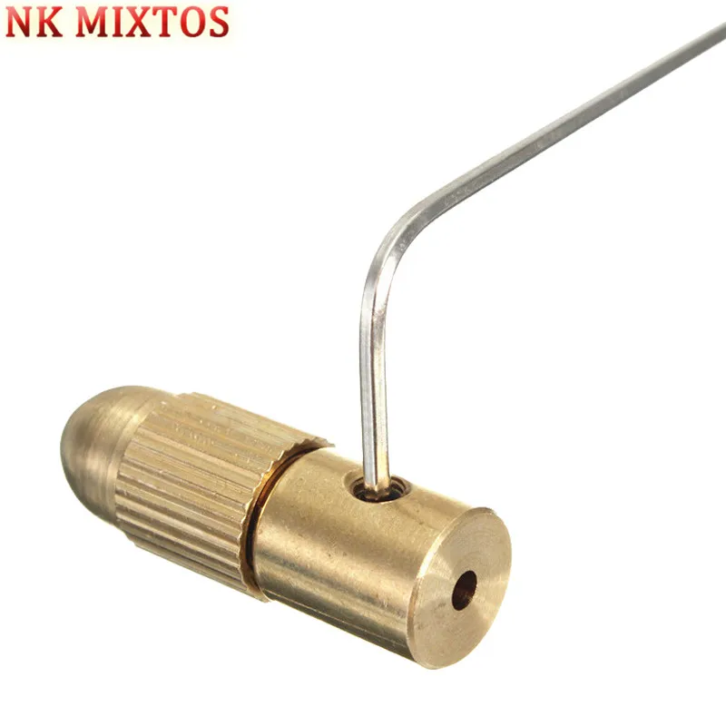 7Pcs 0.5-3mm Small Electric Brass Drill Bit Chuck Motor Shaft Clamp With Allen Wrench Power Tool Accessory | Инструменты