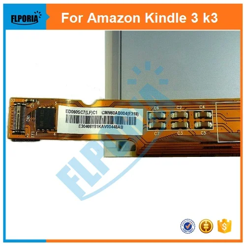 100% новый тест ЖК дисплей для Amazon Kindle 3 k3 электронная книга читатель ED060SC7 (LF) C1 E ink
