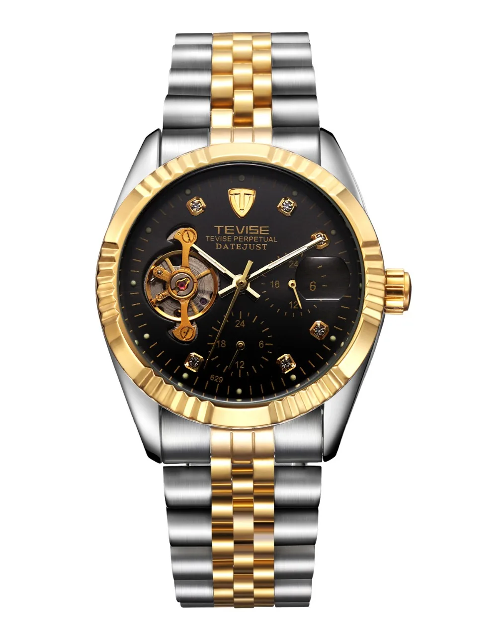 New TEVISE Automatic Watch Men Mechanical Watches With Flywheel Winding Top Brand Luxury Sport Automatico | Наручные часы