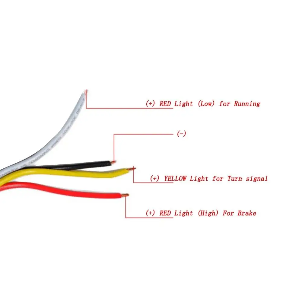 JXLCLYL красный + желтый светодиодный 12V мотоциклов пуля поворотные сигналы