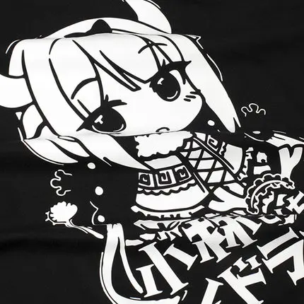 Футболка Kobayashi-san Chi без горничной дракон Kanna топы для косплея футболки аниме