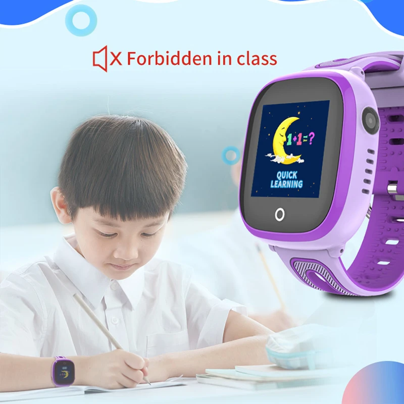 Детские Смарт-часы DF31G с GPS-трекером водонепроницаемые детские часы поддержкой