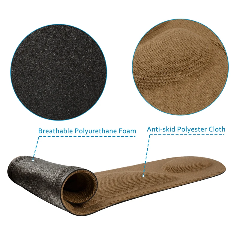 Soumit Спортивная губка обувная стелька арка поддержка ортопедического массажа