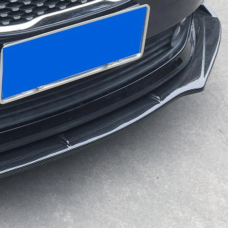 Аксессуары для стайлинга автомобилей, 1 шт., для Kia optima K5-, передний бампер, спойлер, обвес, углеродное волокно, текстура