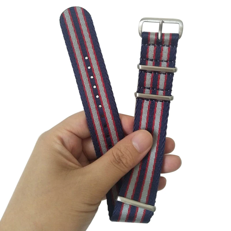 

Seat Belt Weaved Nylon Premium Quality NATO Straps,Heavy Duty Military Style Replacement Seatbelt Nato Watch Band