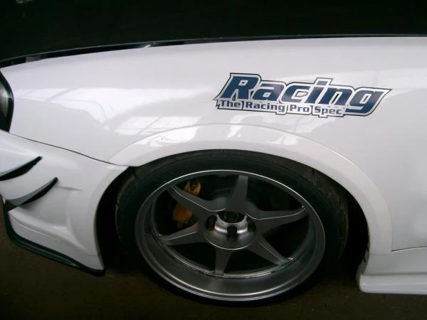 Автомобильный Стайлинг GT R превосходный AC Стиль FRP стекловолокно крыло вспышки 4