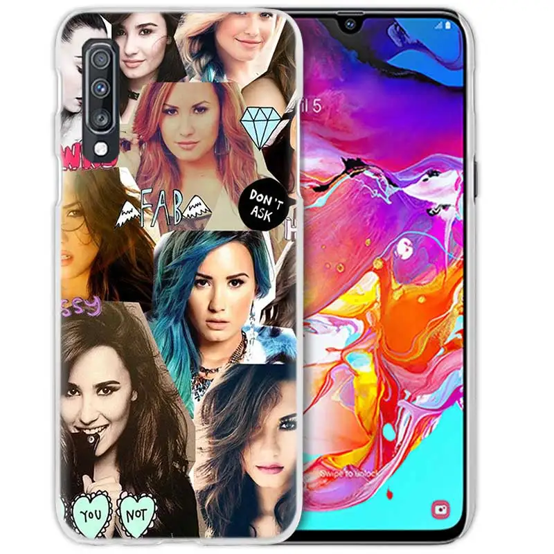 14 Demi Lovato Case for Samsung Galaxy M40 A50 A80 A70 A60 A40 A30 A20e A10 J4 J6 Plus J8 S10e S10 5G Hard PC Phone Cover Capa - Цвет: 14