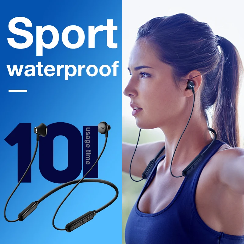 CBAOOO HWS Bluetooth наушники 12 часов воспроизведения музыки беспроводные спортивные