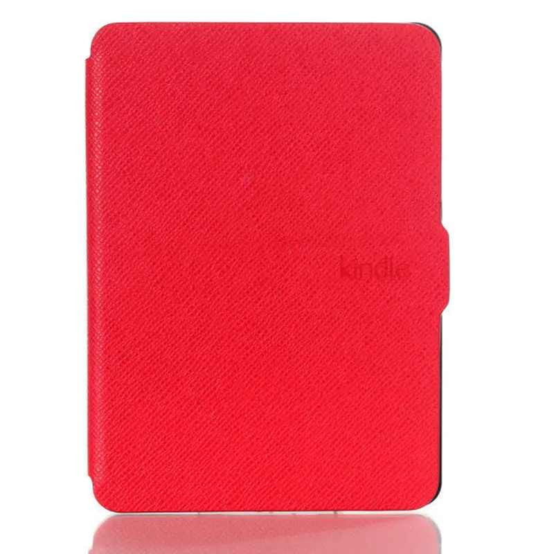 red Ультратонкий чехол для нового Amazon kindle paper white 4 Магнитный чехол умный защитный чехол-книжка для kindle paperwhite 4 - Цвет: red