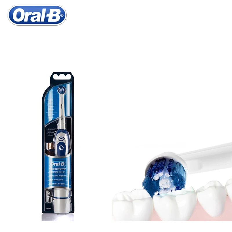 Настоящая электрическая зубная щетка Oral B DB4010 с питанием от батарейки AA для