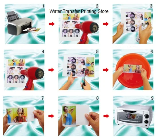 Красивая и забавная художественная работа размер А4 (60 листов/партия) переводной