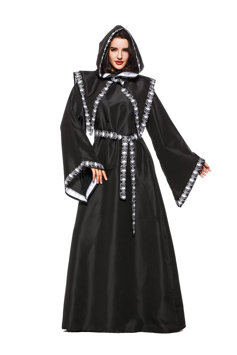 Женский костюм в готическом стиле на Хэллоуин для взрослых|gothic witch costumes|witch costumewomen