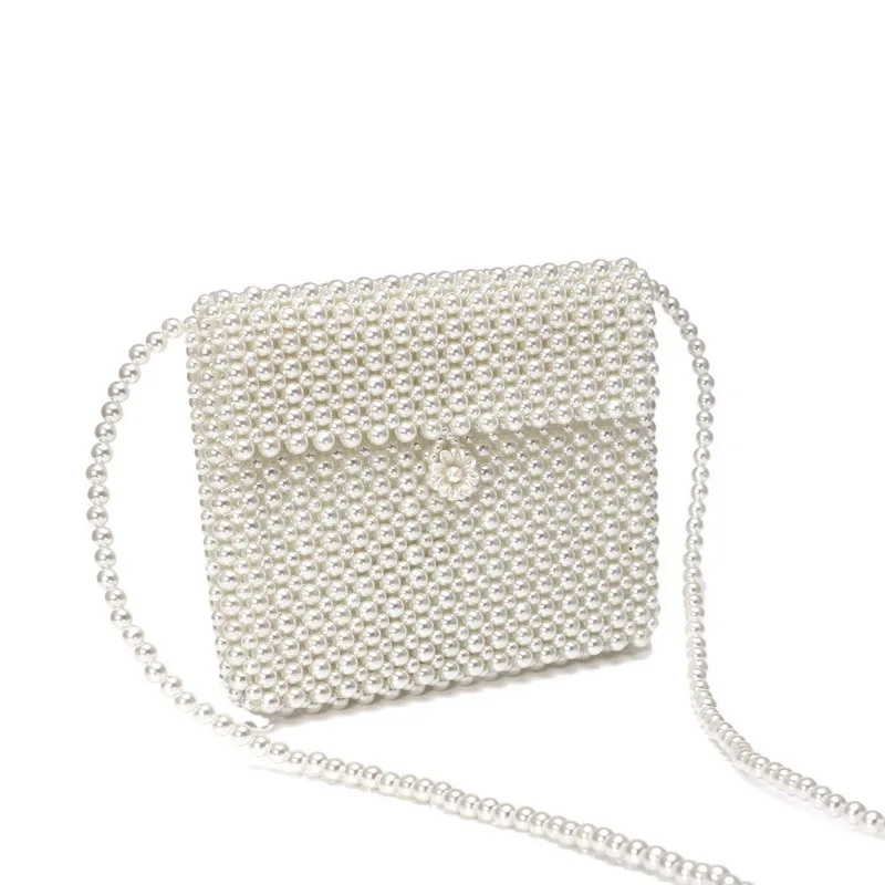 Ручной жемчужные сумочки Lady beaded сумка модные женские туфли Crossbody INS небольшой