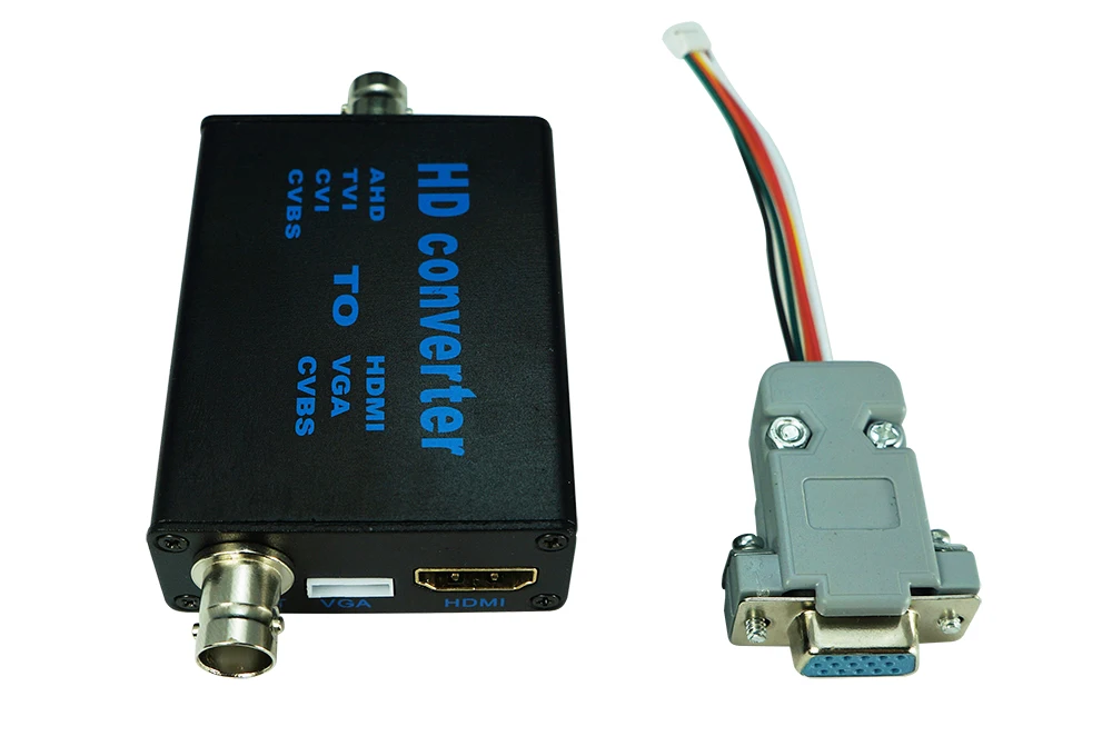 Аналоговый сигнал ТВ I AHD CVI в HDMI VGA CVBS цифровой видео конвертер ТВ Full HD 1080p для мониторинга безопасности NTSC/PAL