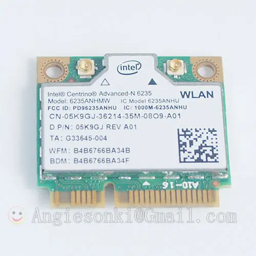 6235ANHMW 802.11n Беспроводная + BLUETOOTH 4 0 WiFi мини PCI-E карта 2 4/5 ГГц для intel centrino advanced-n 6235 WLAN |
