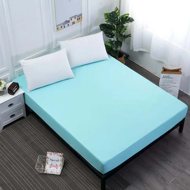 bedding linens bed sheet on elastic fitted Mattress Cover rubber | Дом и сад