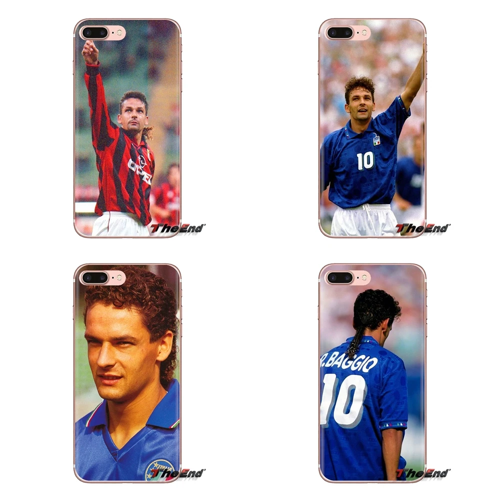 Итальянская Футбольная звезда rotto Baggio для iPod Touch Apple iPhone 4 4S 5 5S SE 5C 6 6S 7 8 X XR XS Plus MAX