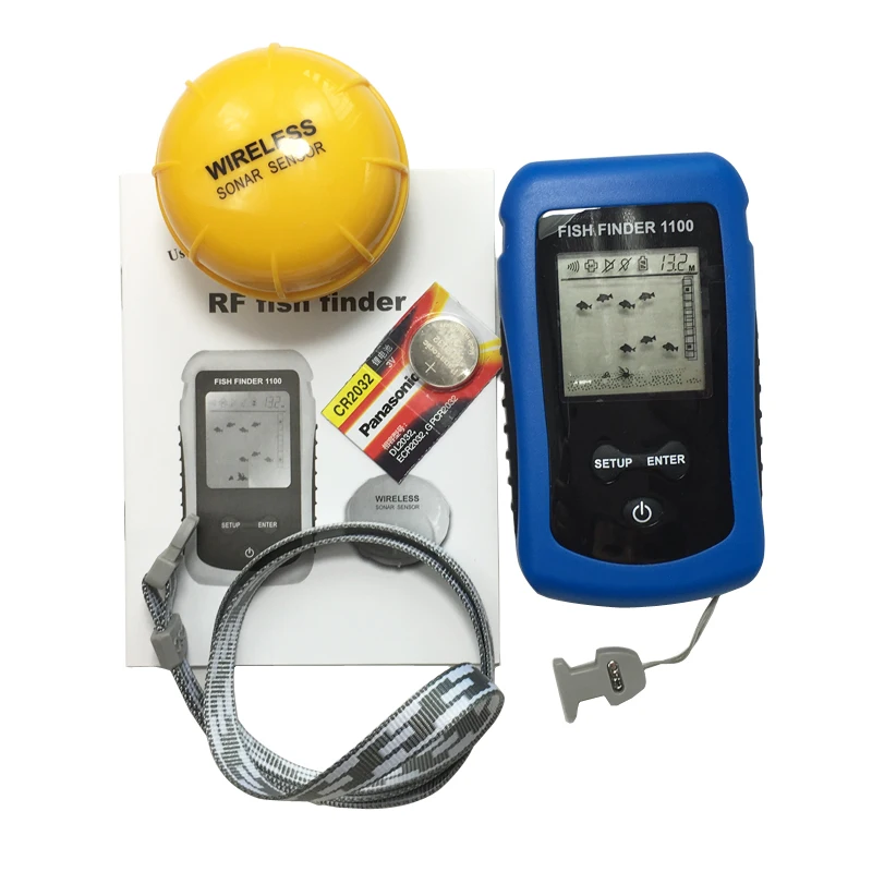 Новый беспроводной портативный рыболокатор на глубину 125 кГц гидролокатор