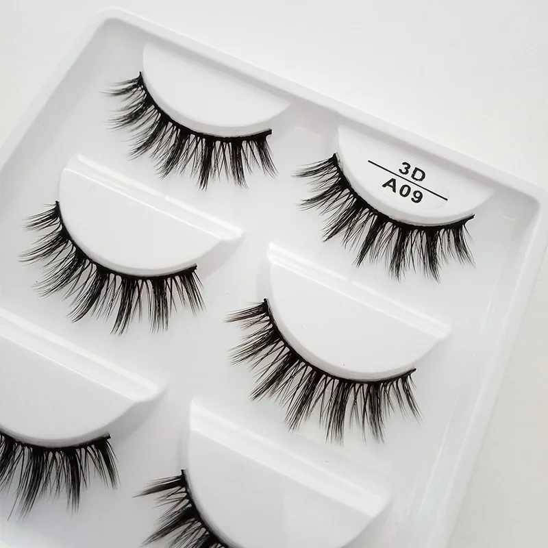 5 Pairs/Set Natural Black Long Messy Cross False Eyelashes Thick Fake Eye Lashes Extensions Eyes Makeup Cosmetic Tools | Красота и