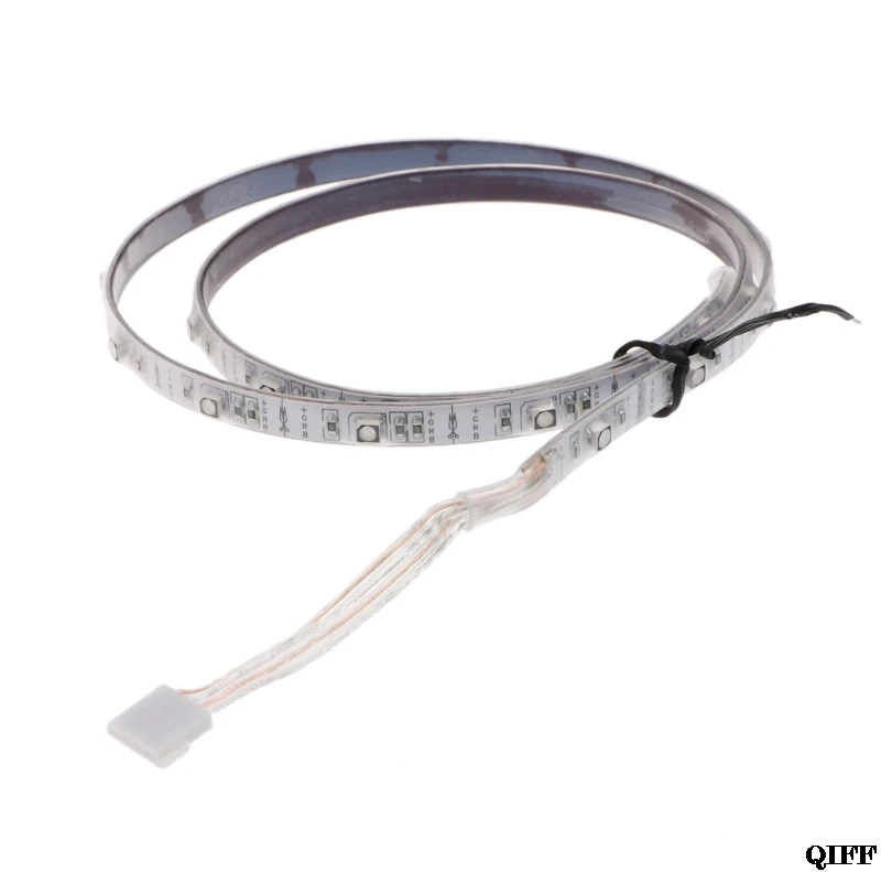 Прямая поставка и 1 пара водонепроницаемый USB led обувь полоса светильник 0.65mx2 RGB SMD3528 гибкий Декор APR28
