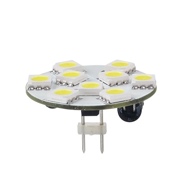 Круглая Панель с 9 светодиодами G4 SMD 5050 белый теплый широкий диапазон напряжения