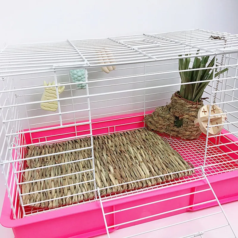 Hamster Mat Rabbit Chinchilla Dutch Pig Foot Pad Can Grind Tooth Grass Small Animal Chew Toy D1 | Дом и сад