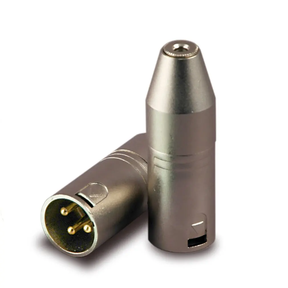 XLR 3 контактный Мужской адаптер на мини 5 мм (1/8 &quot) ТРС со штекера гнездо адаптера