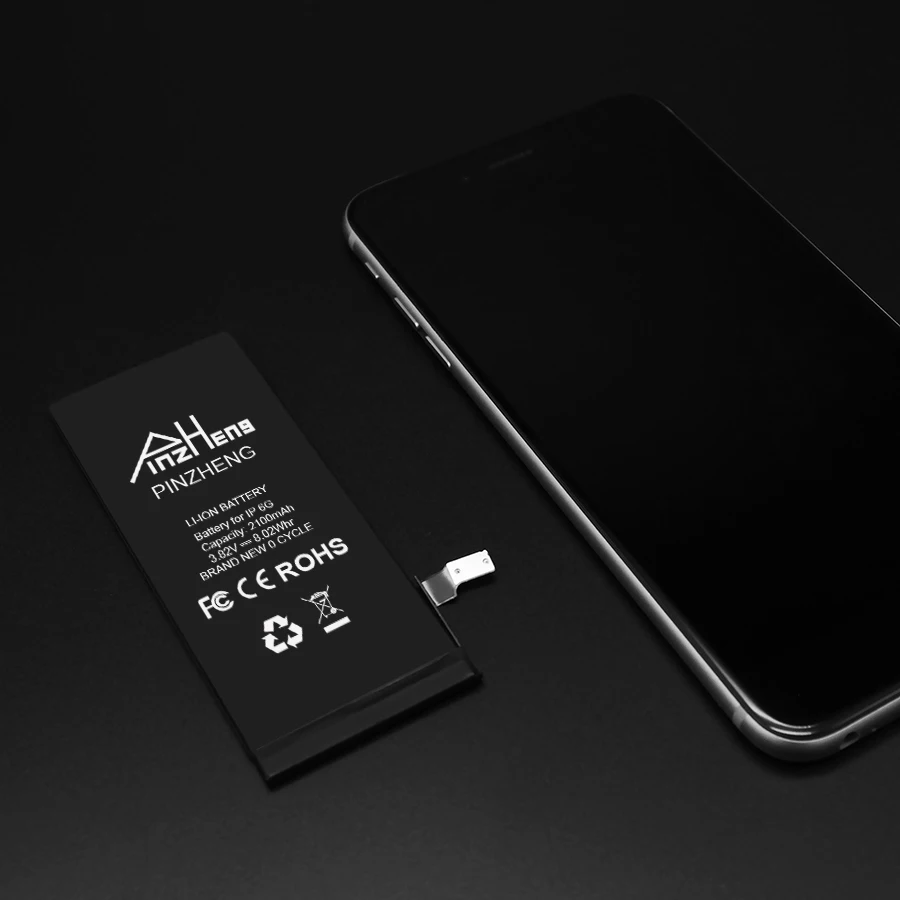PINZHENG Высокая емкость Мобильный телефон батарея для iPhone 6 настоящая 2200mAh Замена