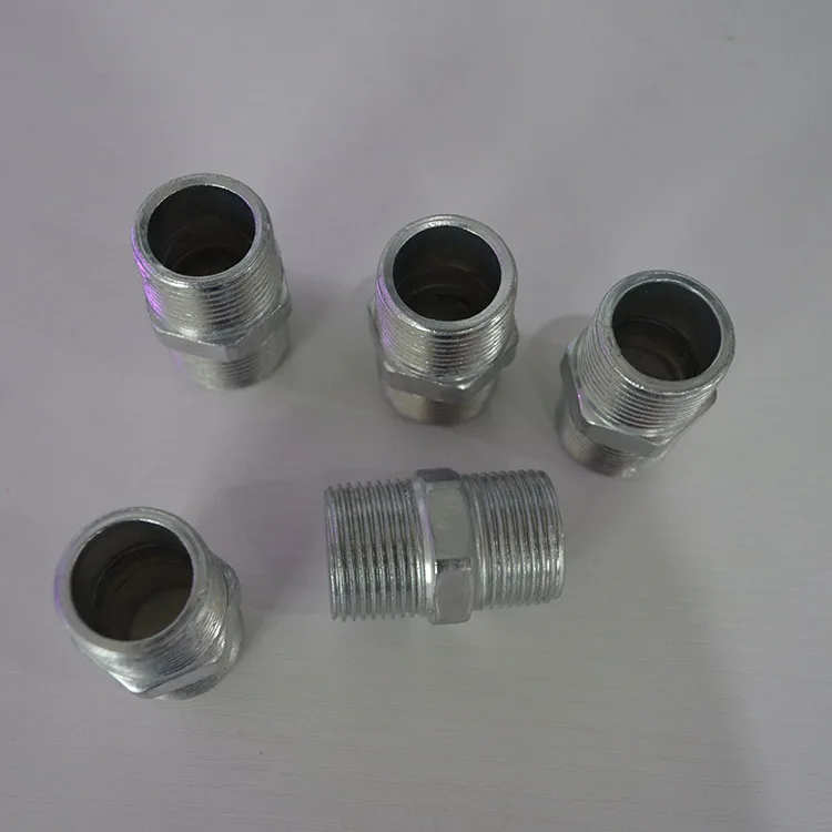 10 шт./лот G3/4 &quotFemale-G3/4&quot Мужской равный ниппель BS стандартная резьба фурнитура