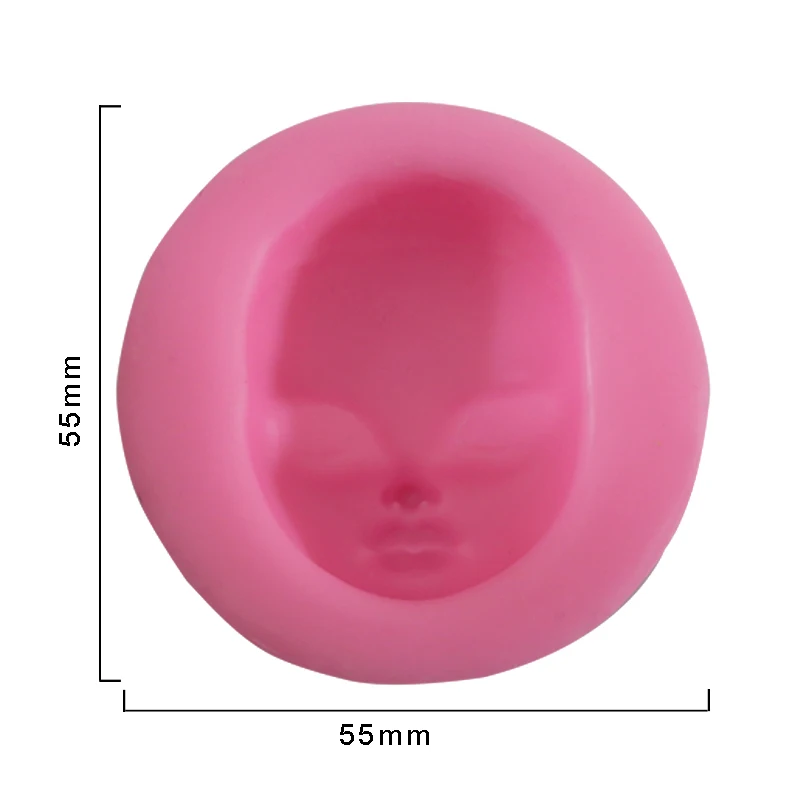 Yueyue Sugarcraft 1 pc the girl face silicone cake mold fondant decorating tools chocolate gumpaste clay mould |