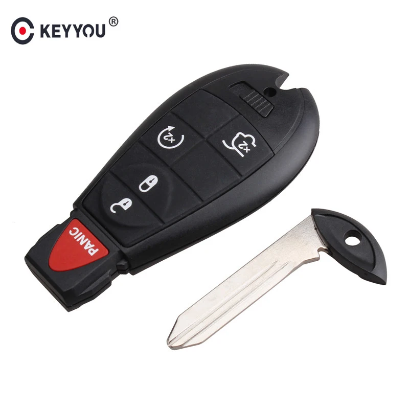 KEYYOU 5 кнопки дистанционного ключа автомобиля для Chrysler Dodge Ram 2008 2009 2010 2011 2012 Зарядное устройство Magnum Challenger M3N5WY783X 433 МГц