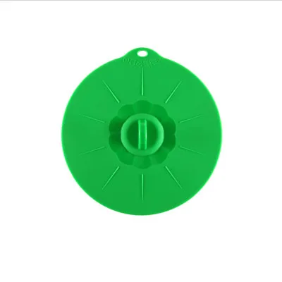 Dark green Ермакова силиконовая крышка чаши разлива Пробка крышка чехол для микроволновой печи всасывающая крышка кухонная утварь котелок кастрюля пищевая крышка инструмент для приготовления пищи - Цвет: Dark green