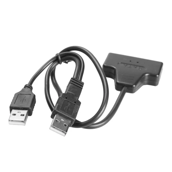 Новый адаптер USB 2 0 для SATA 7 + 15 Pin 22 жесткого диска 5 дюйма QJY99|usb 2.0 to sata|adapter cableusb |