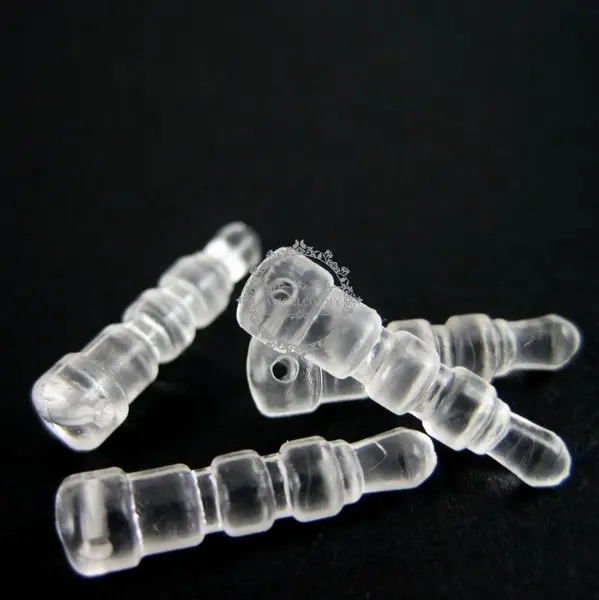 

3.5x17mm transparent clear earphone jack phone dust plug pin 1502002